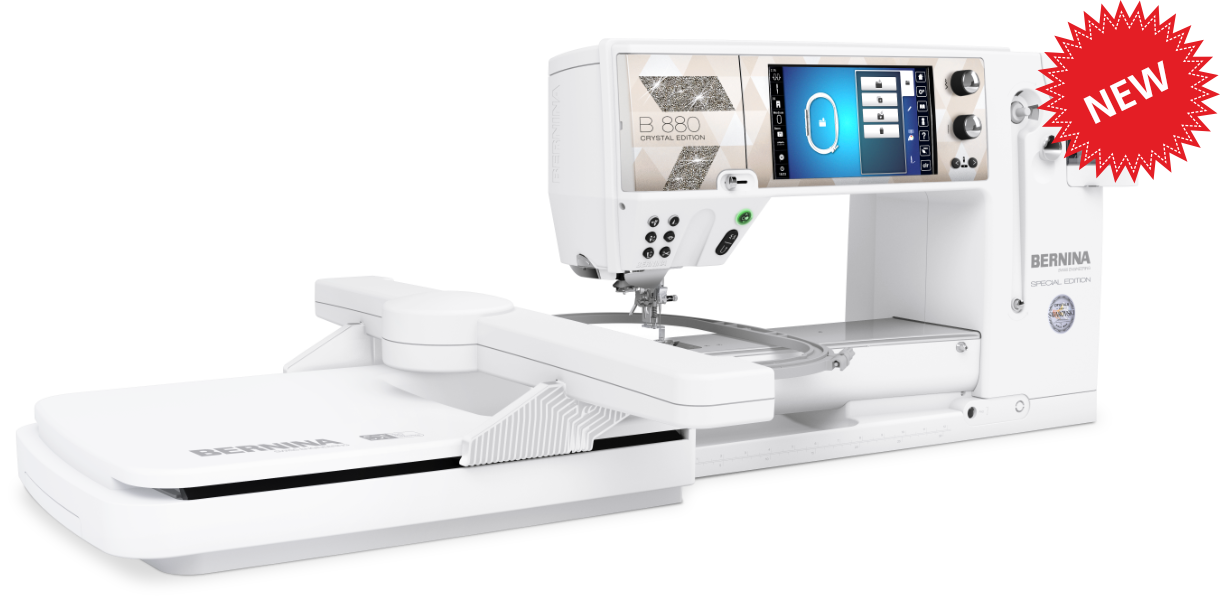 BERNINA 880 PLUS Crystal Edition Creativity that Shimmers BERNINA